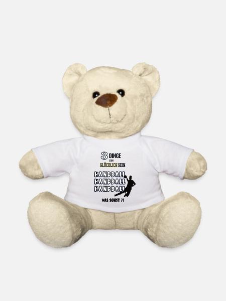 Handball Spieler Handballer Handballspieler - Teddy - Weiß
