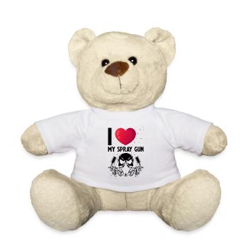 Autolackierer Angebot für Karosseriebauer - Teddy - Weiß - Vorne