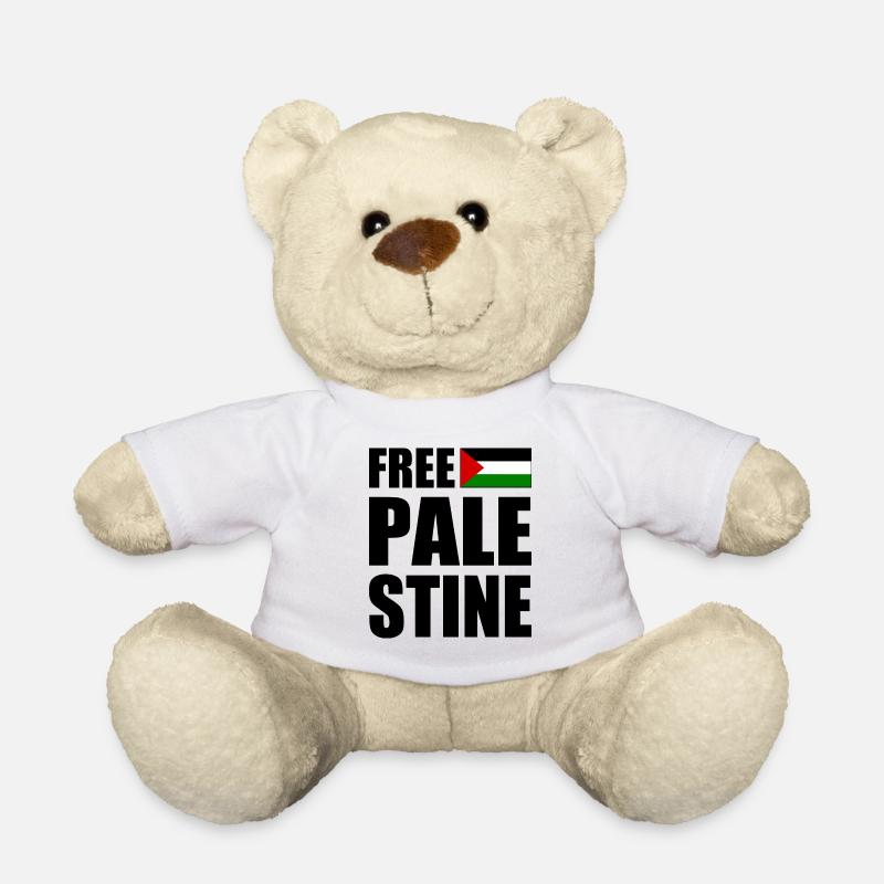 Free palestine - Teddy Bear - white