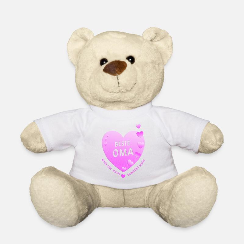 beste Oma - Teddy - Weiß