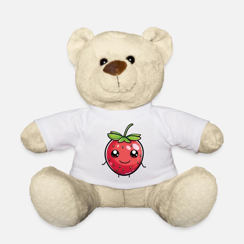 Strawberry - Teddy - Weiß
