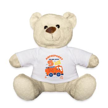 Feuerwehrmann 5 Jahre - Teddy - Weiß - Vorne