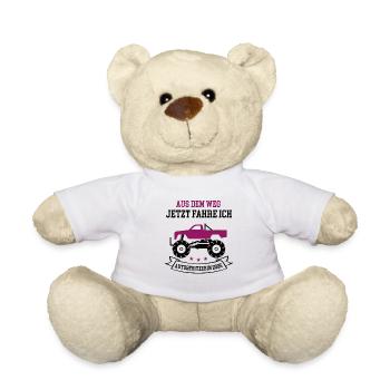 Aus Dem Weg Jetzt Fahre Ich Autobesitzerin 2025 - Teddy - Weiß - Vorne