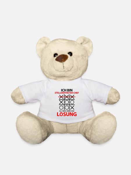 Stellvertreter Chef Stellvertretung Stellv Witzig - Teddy - Weiß