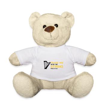 Conception de harpe pour harpistes et harpistes - Nounours - blanc - Devant