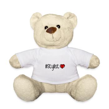 Styliste Coeur - Nounours - blanc - Devant
