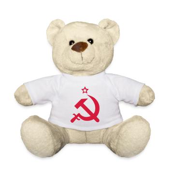 Hammer + Sichel + Stern / Serp + Molot Sowjetunion - Teddy - Weiß - Vorne