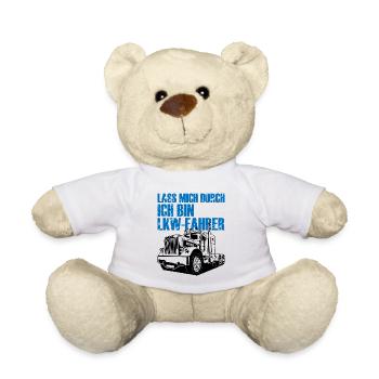 Laissez-moi passer, je suis un chauffeur de camion - Nounours - blanc - Devant