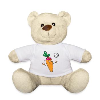 Carrot-Volleyball-Spieler - Teddy - Weiß - Vorne