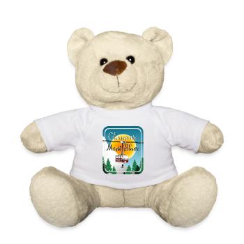 Skiing Mont Blanc - Teddy Bear - white - Front