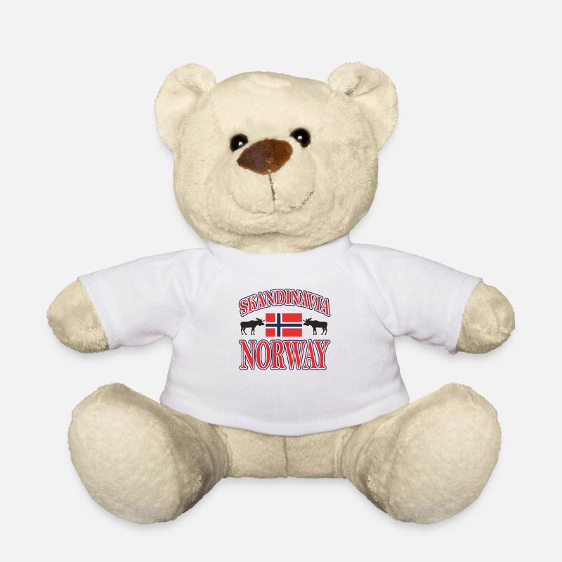 Norway Skandinavia - Teddy - Weiß