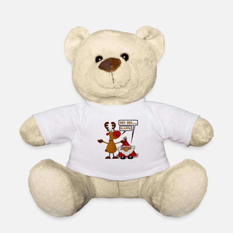 Funny Christmas team - Teddy Bear - white