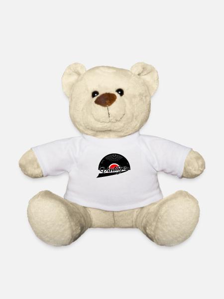 vintage vinyl record - Teddy Bear - white