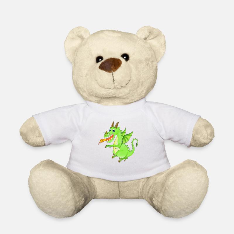 Dragon - Teddy Bear - white