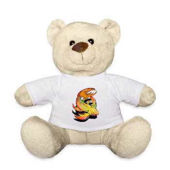 Colourful Koi Fish - Teddy - Weiß - Vorne