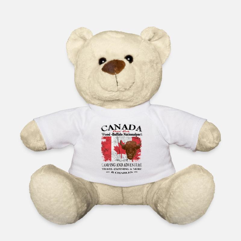 Canada, Canada, camping - Nounours - blanc