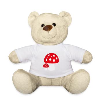 Fliegenpilz - Teddy - Weiß - Vorne