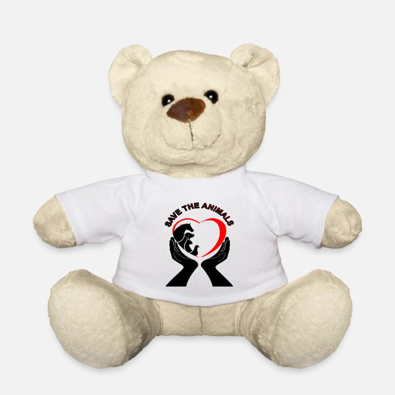 Tierschützer Tierfreunde Tierliebe Tierschutz Tier - Teddy - Weiß