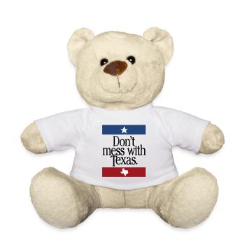 Don't Mess With Texas - Teddy - Weiß - Vorne