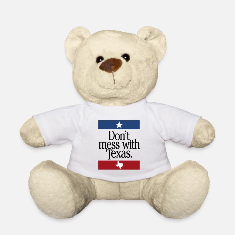 Don't Mess With Texas - Teddy - Weiß