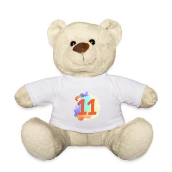 11 nombre de taches - Nounours - blanc - Devant