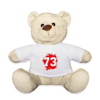 73 nombre de taches - Nounours - blanc - Devant