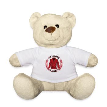 No Limits Sambo Ringen Kampfsport Geschenk - Teddy - Weiß - Vorne