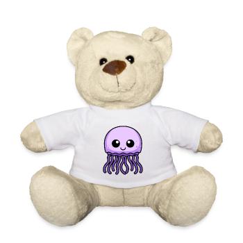 Jellyfish Comic Animal - Nounours - blanc - Devant