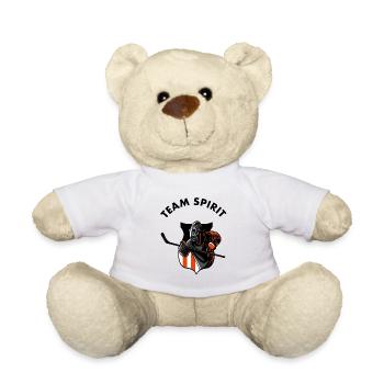 Hockey sur glace Hockey sur glace Masque Hockey sur glace Jouer hockey - Nounours - blanc - Devant