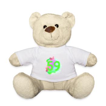 59 Nombre d’objets blob - Nounours - blanc - Devant