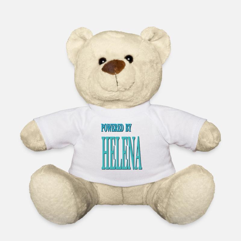Ich heiße Helena ich bin Helena Geschenkidee - Teddy - Weiß