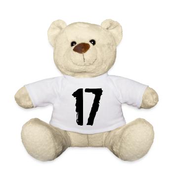 17 Zahl Trikot - Teddy - Weiß - Vorne
