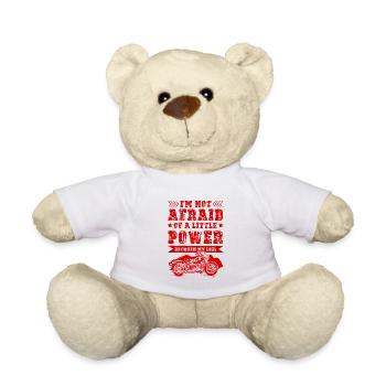 Puissance de la moto - Nounours - blanc - Devant