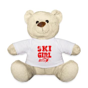 Ski Girl - Nounours - blanc - Devant