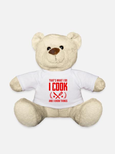 kochen koch - Teddy - Weiß