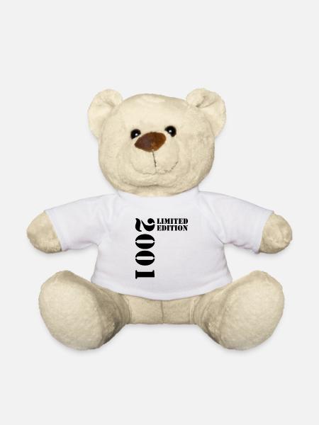 2001 Édition Limitée Anniversaire Cadeau Femme Mari - Nounours - blanc