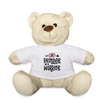 Brother Of A Warrior Vascular Malformation - Teddy Bear - white - Front