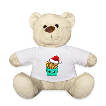 Français Noël de Noël Comic - Nounours - blanc - Devant