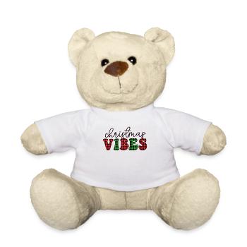 Christmas Vibes Buffalo Plaid Retro Christmas - Teddy - Weiß - Vorne