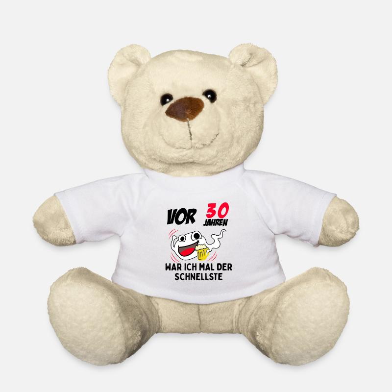 Vor 30 Jahren war ich mal der Fastelste - Teddy - Weiß