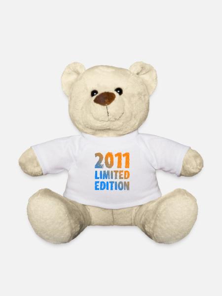 2011 Limited Edition Geburtstag Geschenk Frau Mann - Teddy - Weiß
