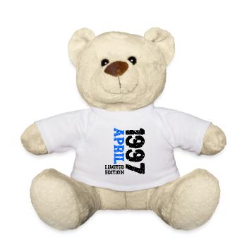 1997 avril édition limitée cadeau d’anniversaire - Nounours - blanc - Devant