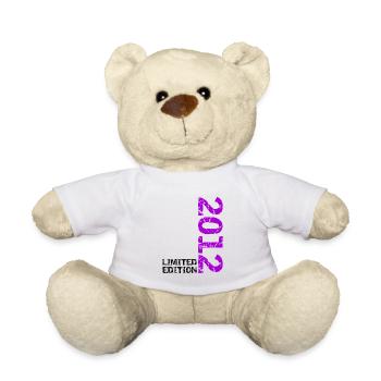 2012 Édition Limitée Anniversaire Cadeau Femme Mari - Nounours - blanc - Devant