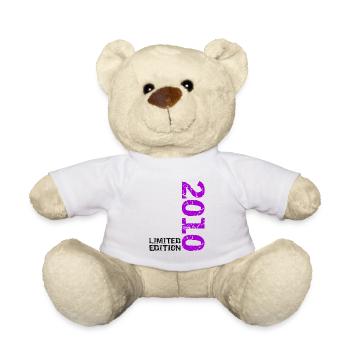 2010 Édition Limitée Anniversaire Cadeau Femme Mari - Nounours - blanc - Devant
