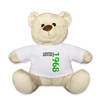 1968 Limited Edition Birthday Gift Wife Husband - Teddy Bear - white - Front