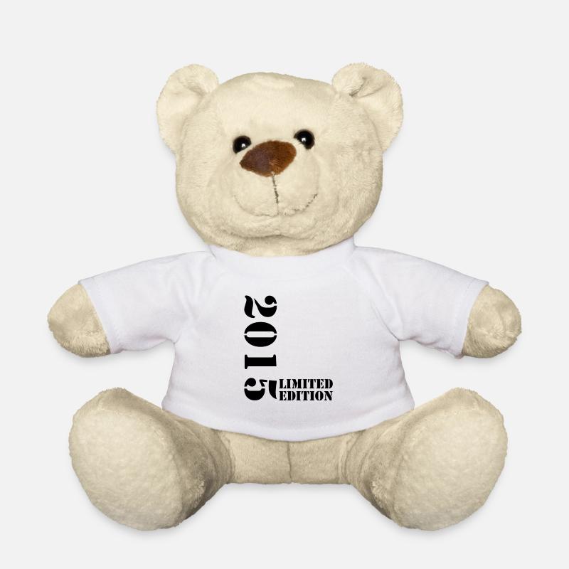 2015 Limited Edition Geburtstag Geschenk Deko - Teddy - Weiß