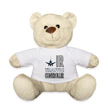 Je suis contrôleur aérien avion avion idée cadeau - Nounours - blanc - Devant