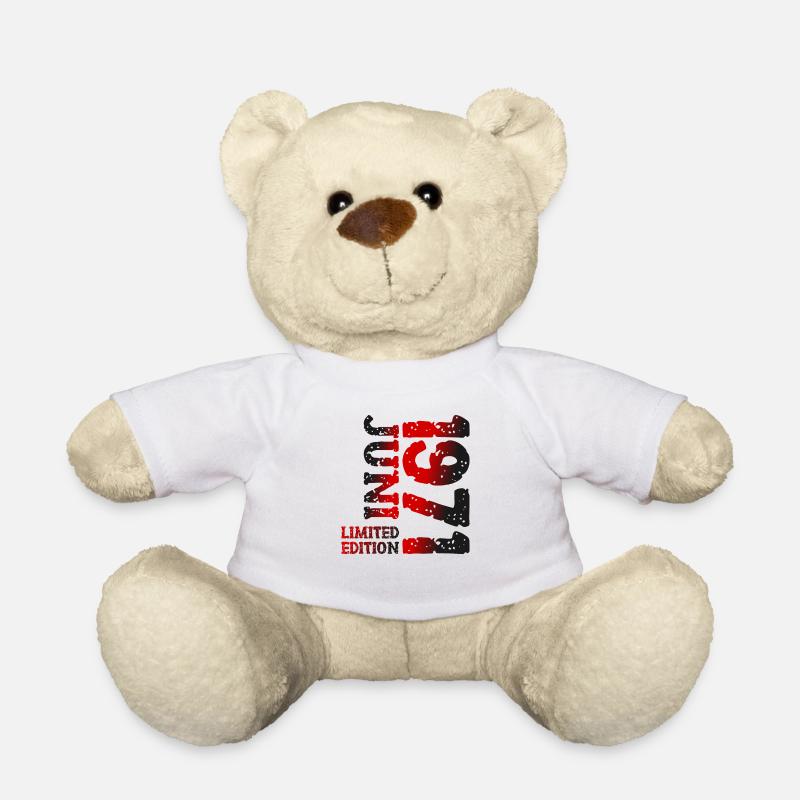 1971 Juni Limited Edition Geburtstag Geschenk - Teddy - Weiß