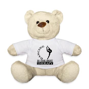 Tanzen Tänzer Spruch Ballett Tänzerin Geschenkidee - Teddy - Weiß - Vorne