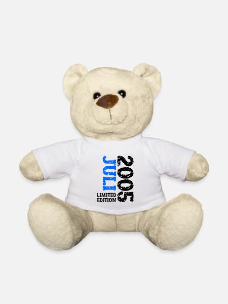 2005 Juli Limited Edition Geburtstag Geschenk - Teddy - Weiß
